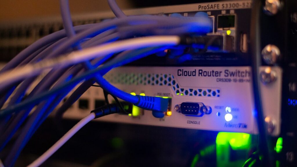 Network equipment and cables representing an OTT reseller domain migration